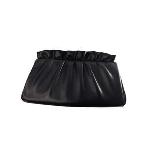 Vintage Navy Blue leather clutch